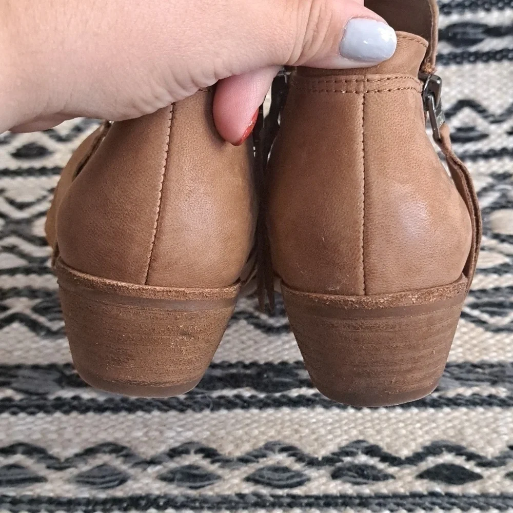 SAM EDELMAN TUCKER LEATHER BOOTIE SIZE WOMAN'S 8